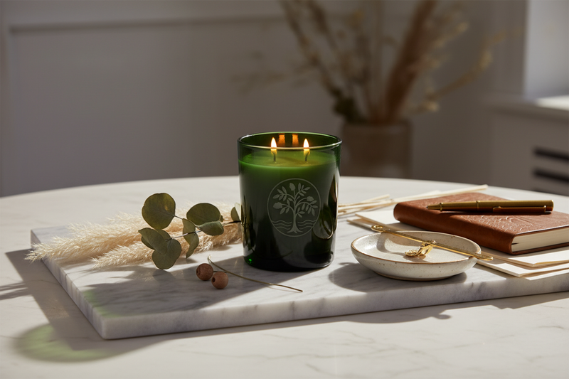 The Rowan Tree Double Wick Luxe Candle