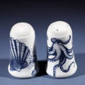 Cream Of Cornwall Salt & Pepper Shakers