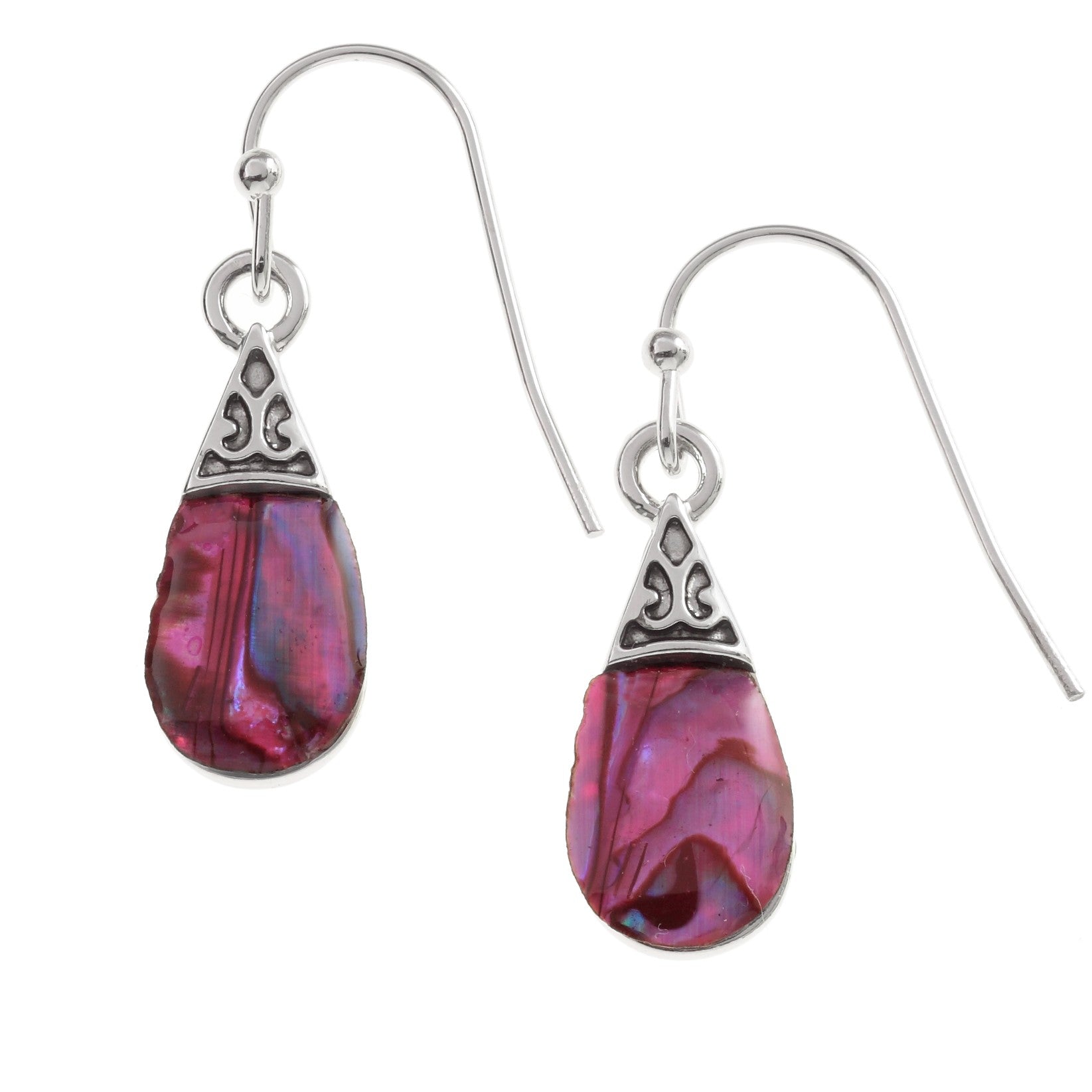 Pink Pear Drop Jewellery Set - Necklace & Earrings