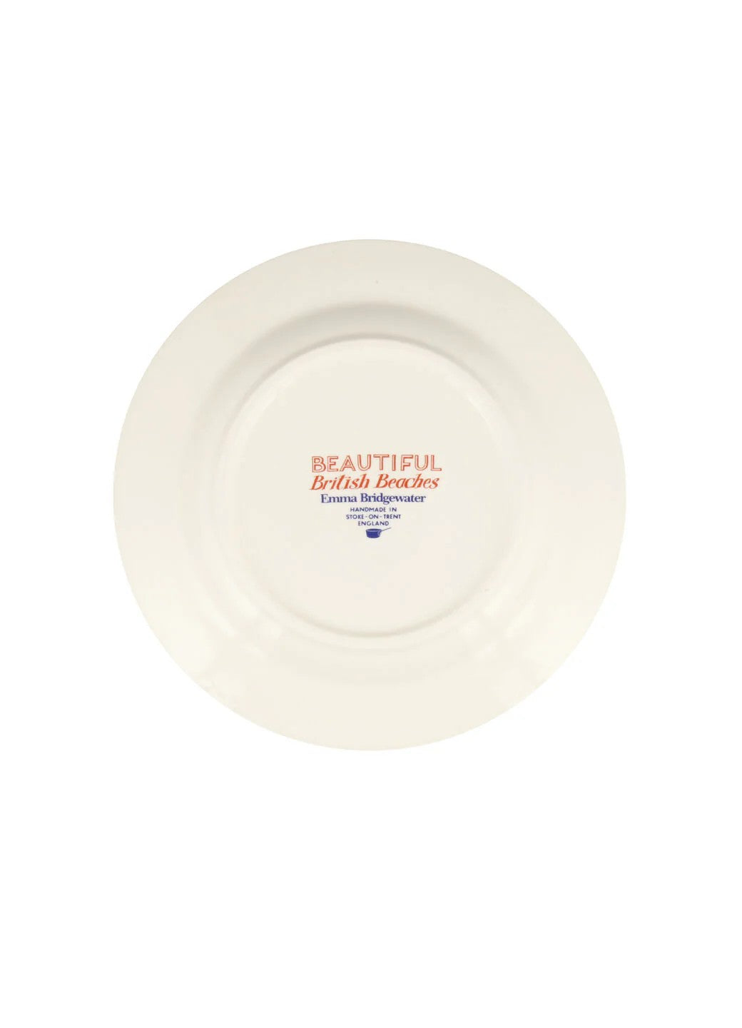 Emma Bridgewater Red & Blue Toast Medium Dinner Plate, 8.5 Inch