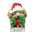 Talking Tables Sequinned Christmas Dog Bow Tie