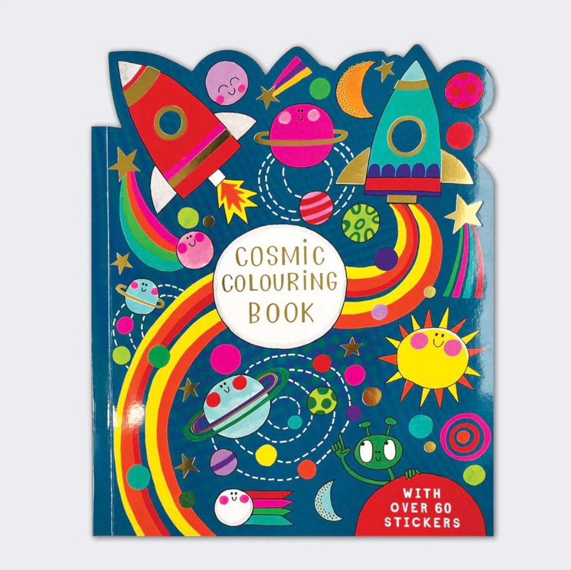 Space Colouring Book with Stickers