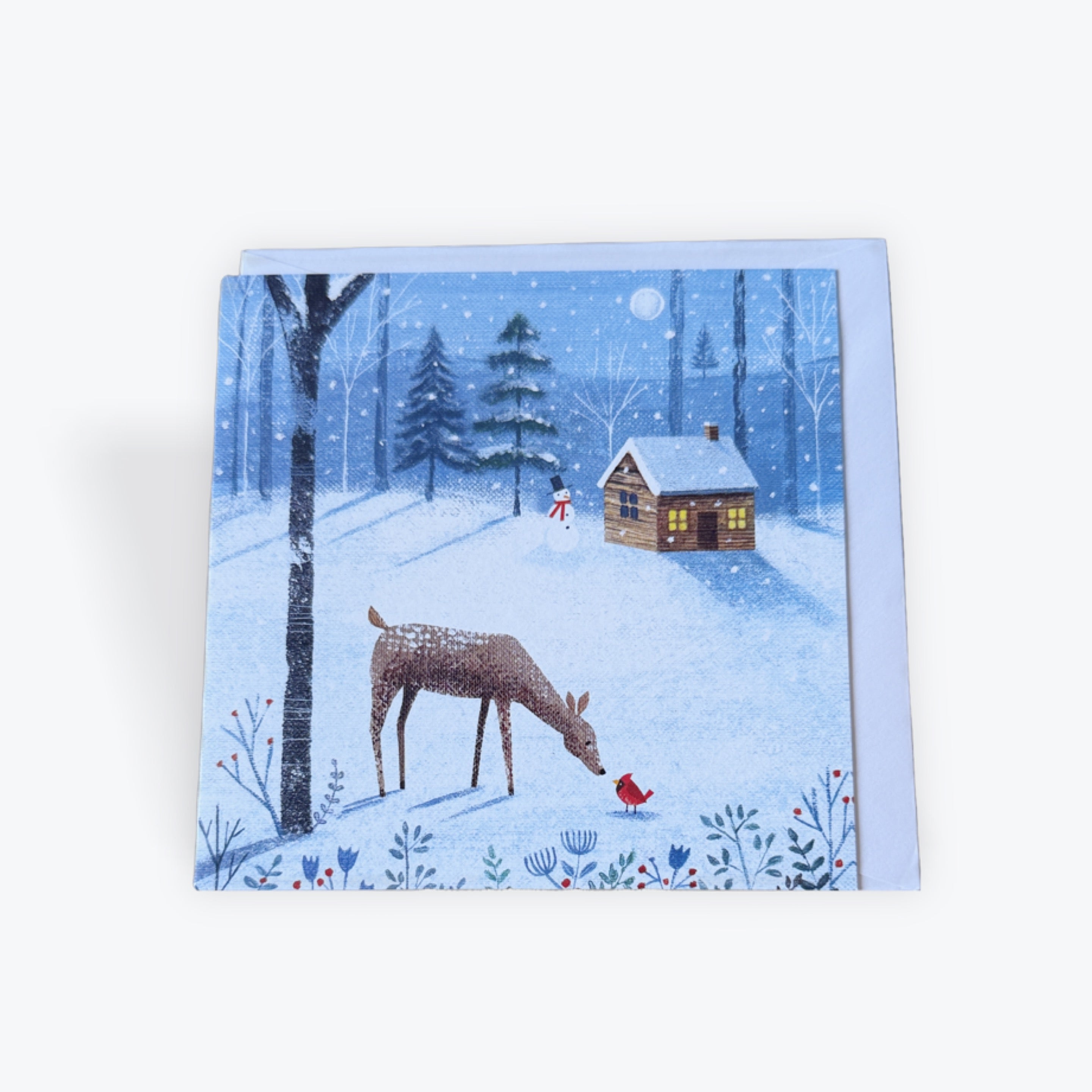 Christmas Cabin Card