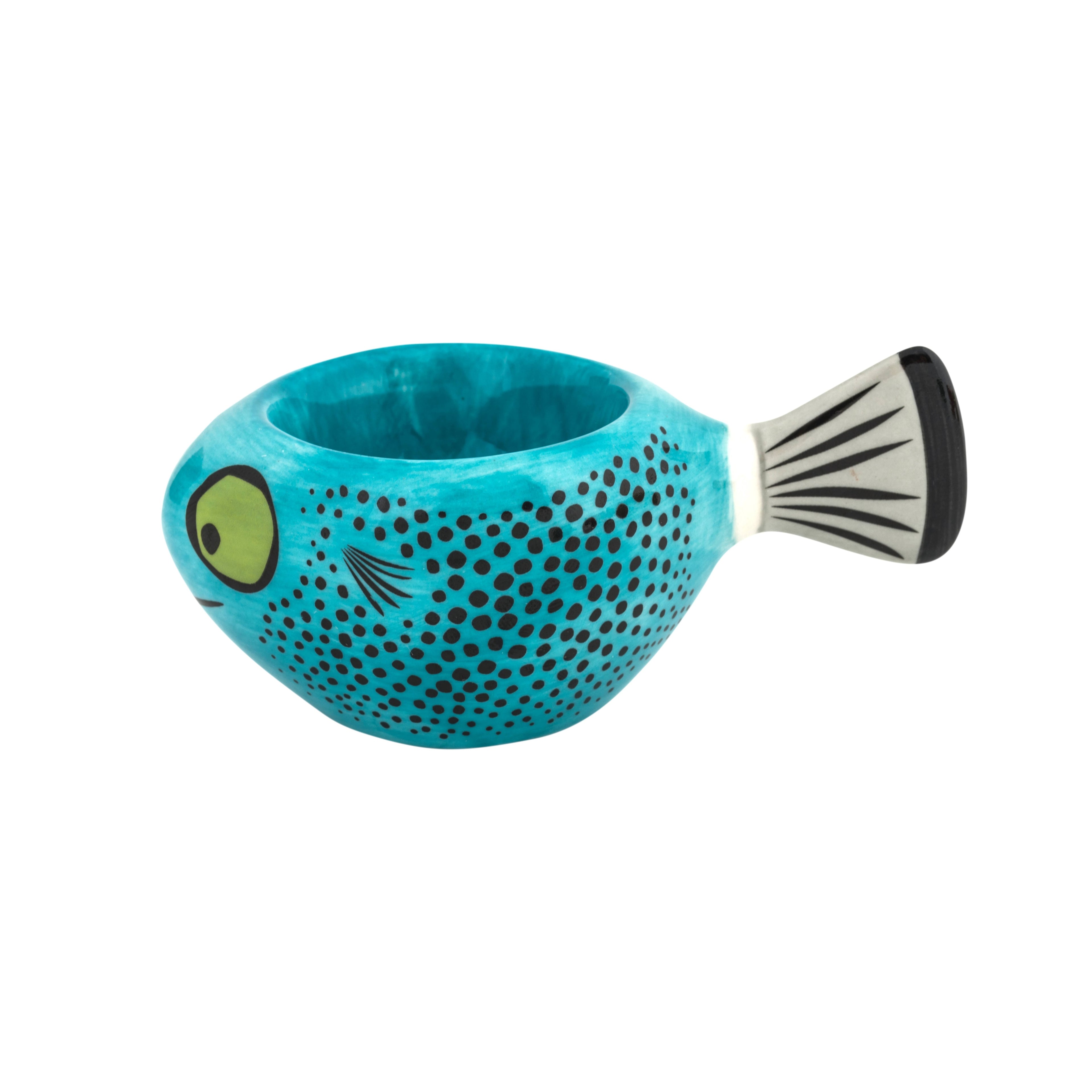 Blue Fish Egg Cup | Hannah Turner