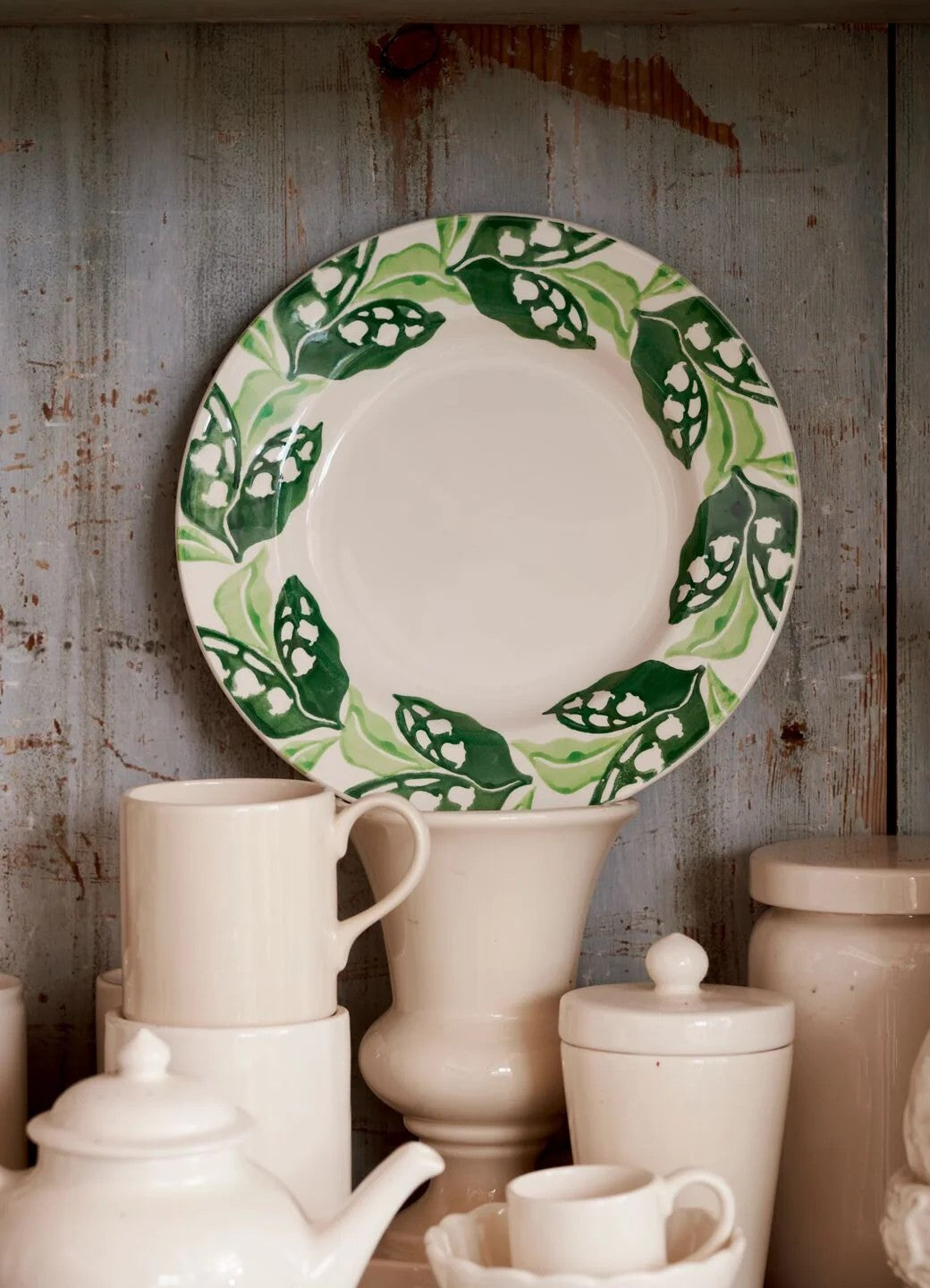 Emma Bridgewater Lily of the Valley Medium Dinner Plate 8.5 inch