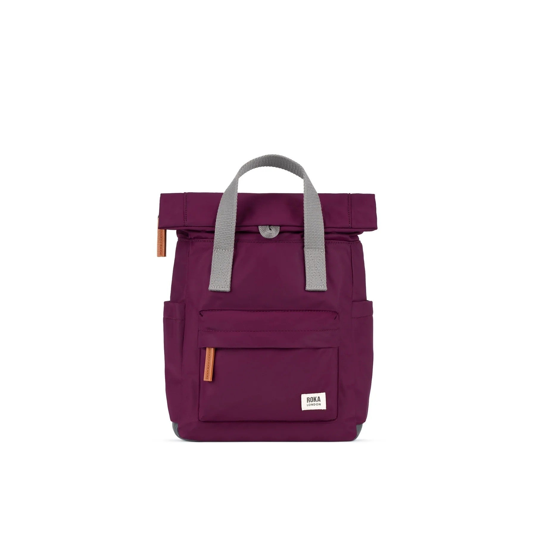 Roka Canfield B Royal Burgundy Recycled Nylon Bag Small