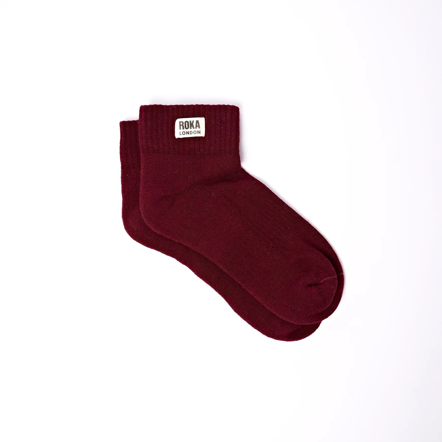 Roka Plum Organic Cotton Socks - one size