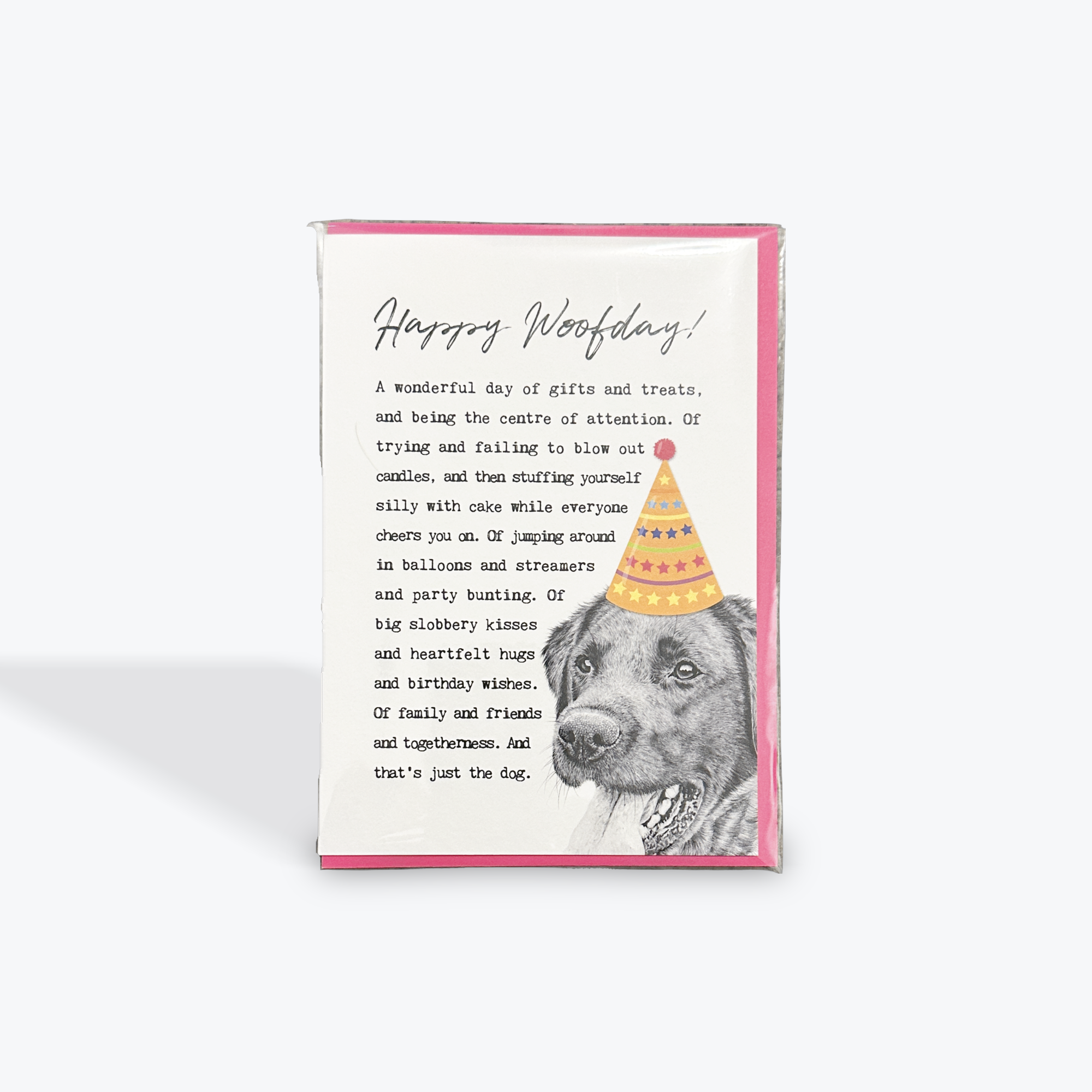 Black Labrador, Happy Woofday, Card