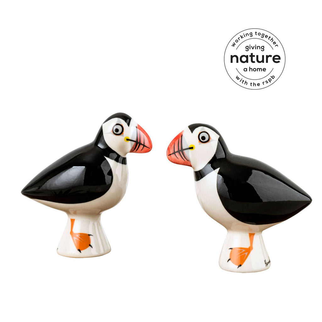 Puffin Salt and Pepper Shakers | Hannah Turner