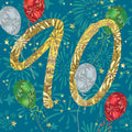 90th Birthday Card