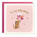 Dog and Balloons Valentine's Day Card - Square Peg