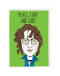 Peace, Love - Card (Lennon / Beatles)