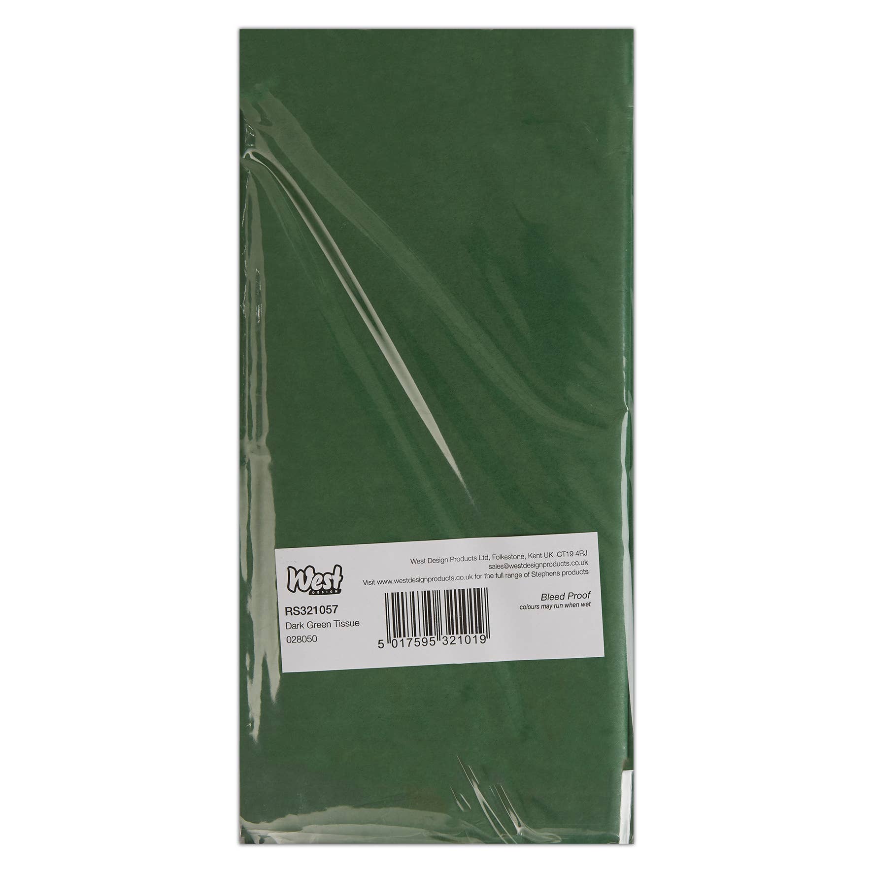 Stephens Tissue Dark Green 750 x 500mm 10 Sheets
