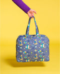 Les Touristes Canvas Weekend Bag in Kobe Blue