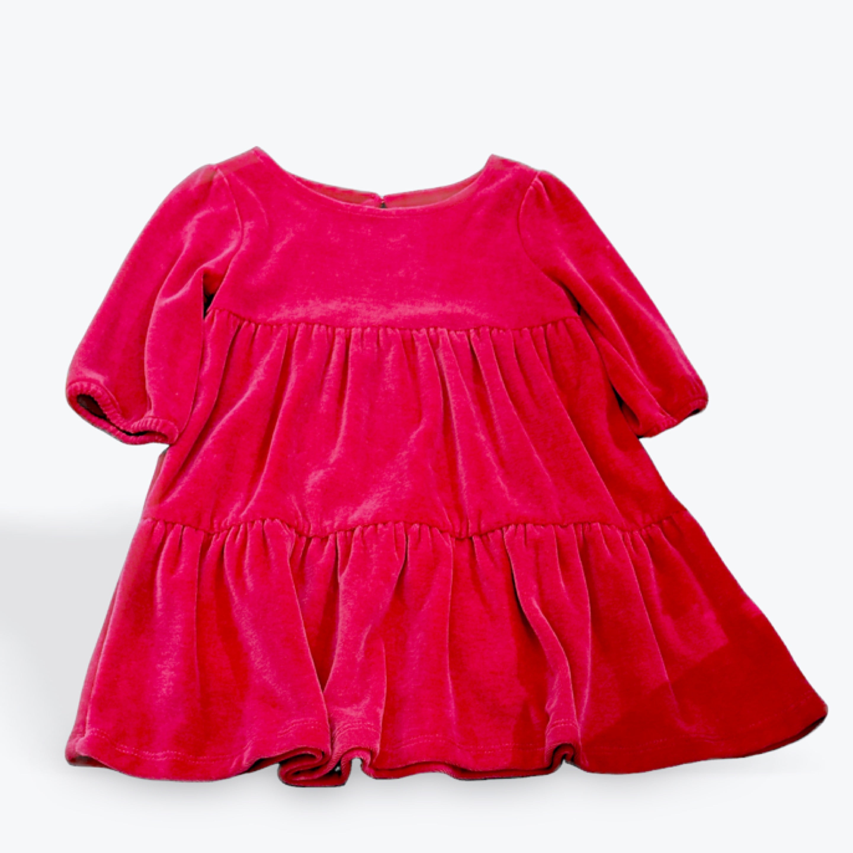 2y - Pink Velvet Dress