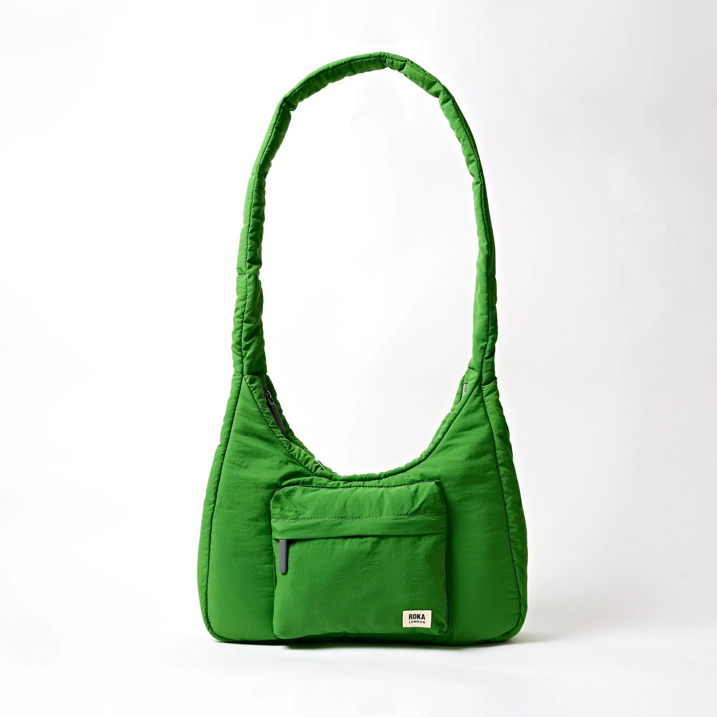 Roka Belsize Online Lime Taslon Medium Crossbody Bag