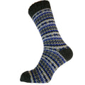 Gemjar Nordic Blue and Grey Wool Blend Socks 8 to 12