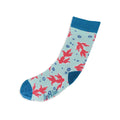 Doris and Dude Mint Flying Fish Socks UK 3 to 7