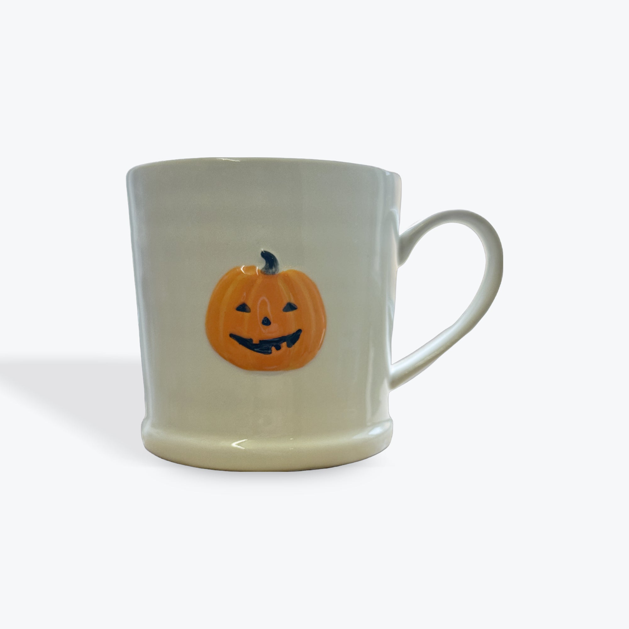 Pumpkin Face Stoneware Mug