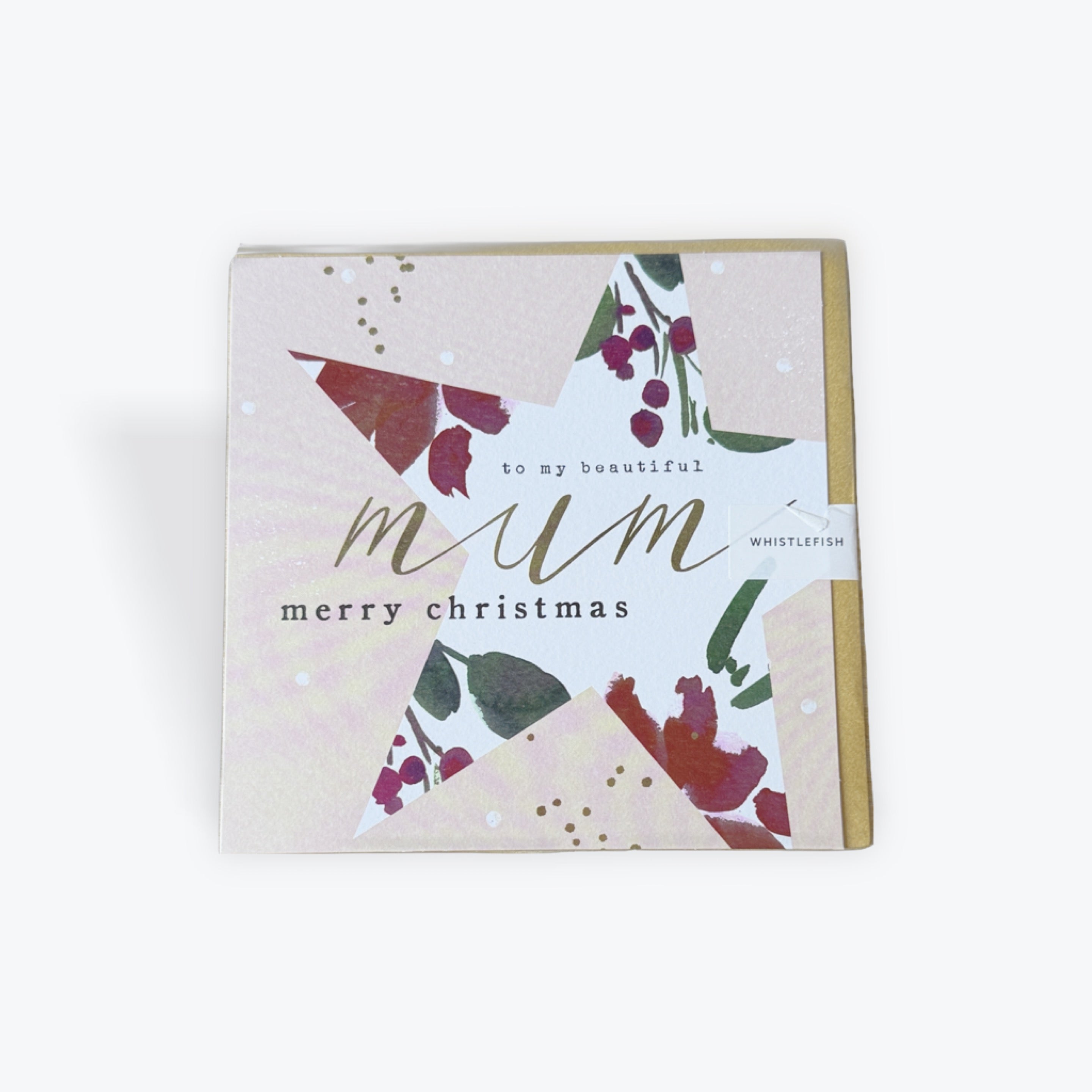 Beautiful Mum Merry Christmas Card
