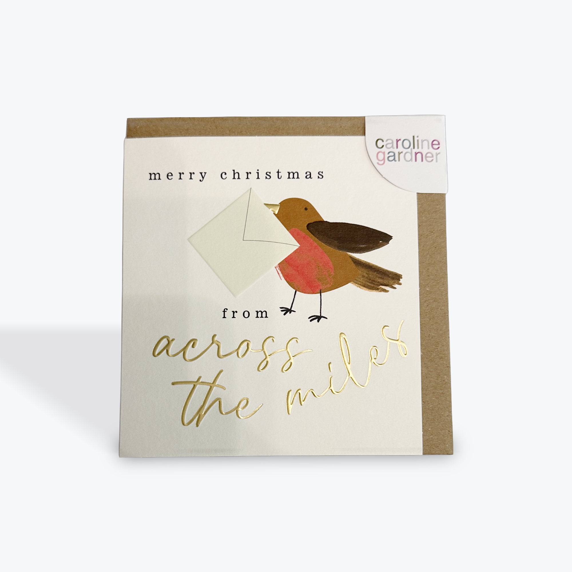 Merry Christmas from across the miles card