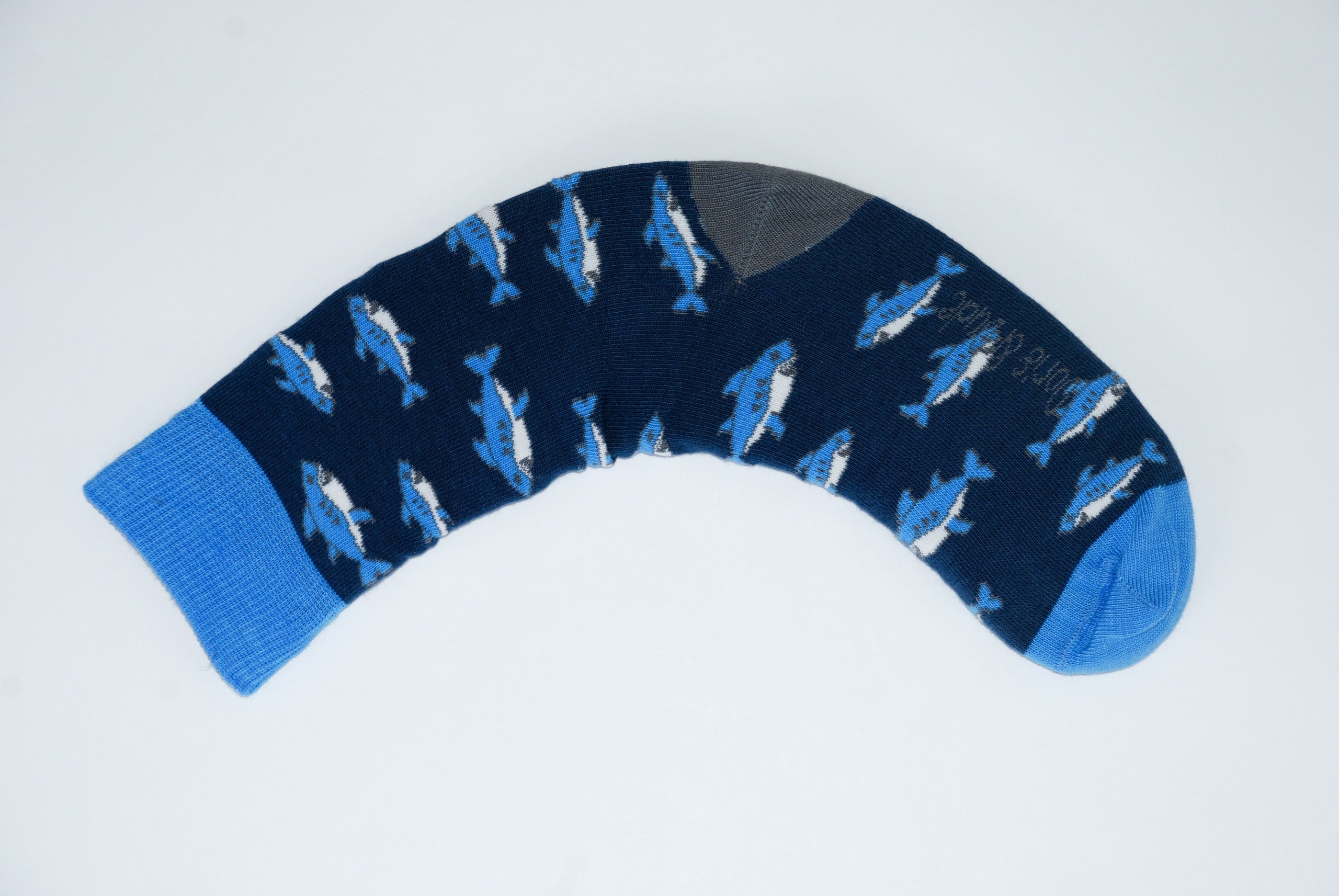 Doris and Dude Blue Shark Socks UK 7 to 11