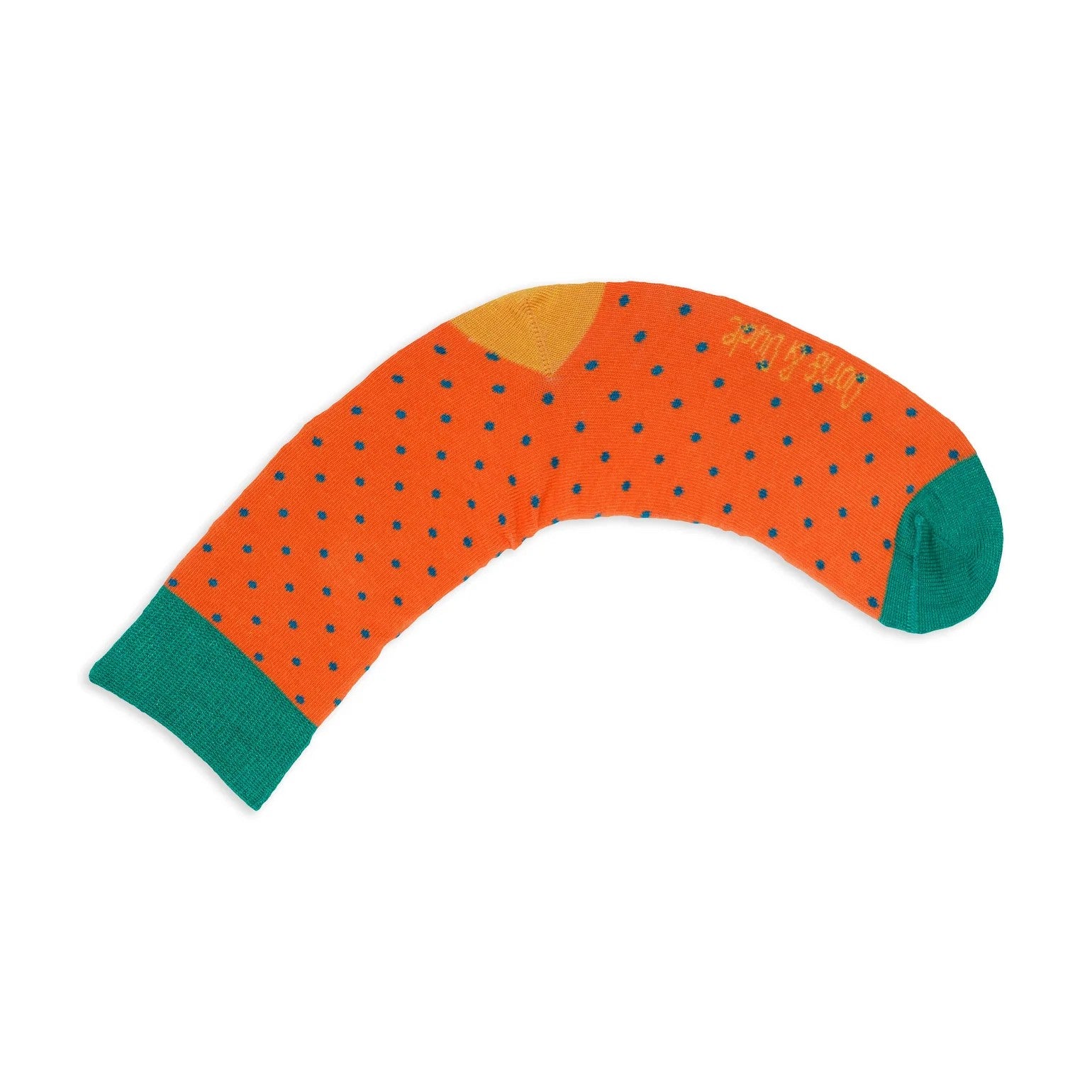 Doris and Dude Orange Spot Socks UK 3 to 7