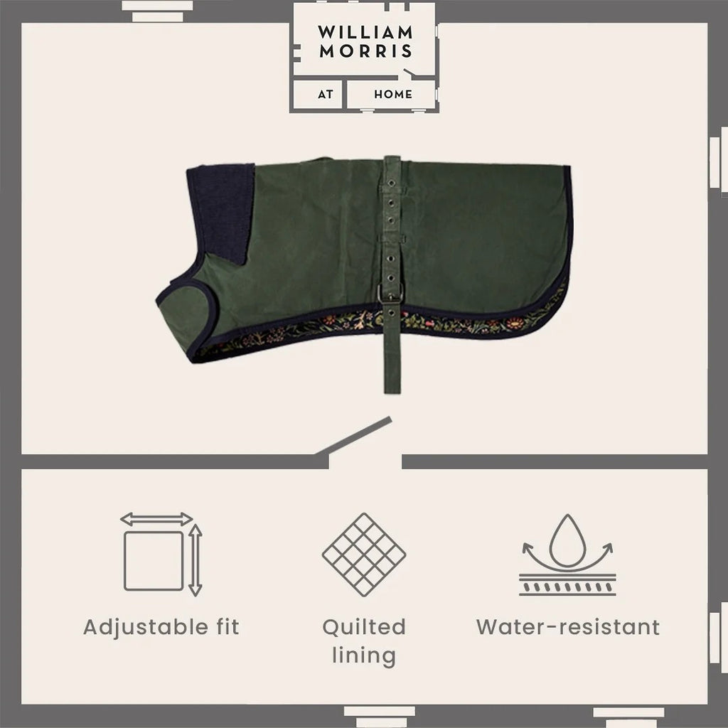 Canine Companion Waxed Cotton Dog Coat - Small