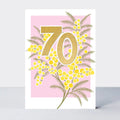 70th Birthday Card