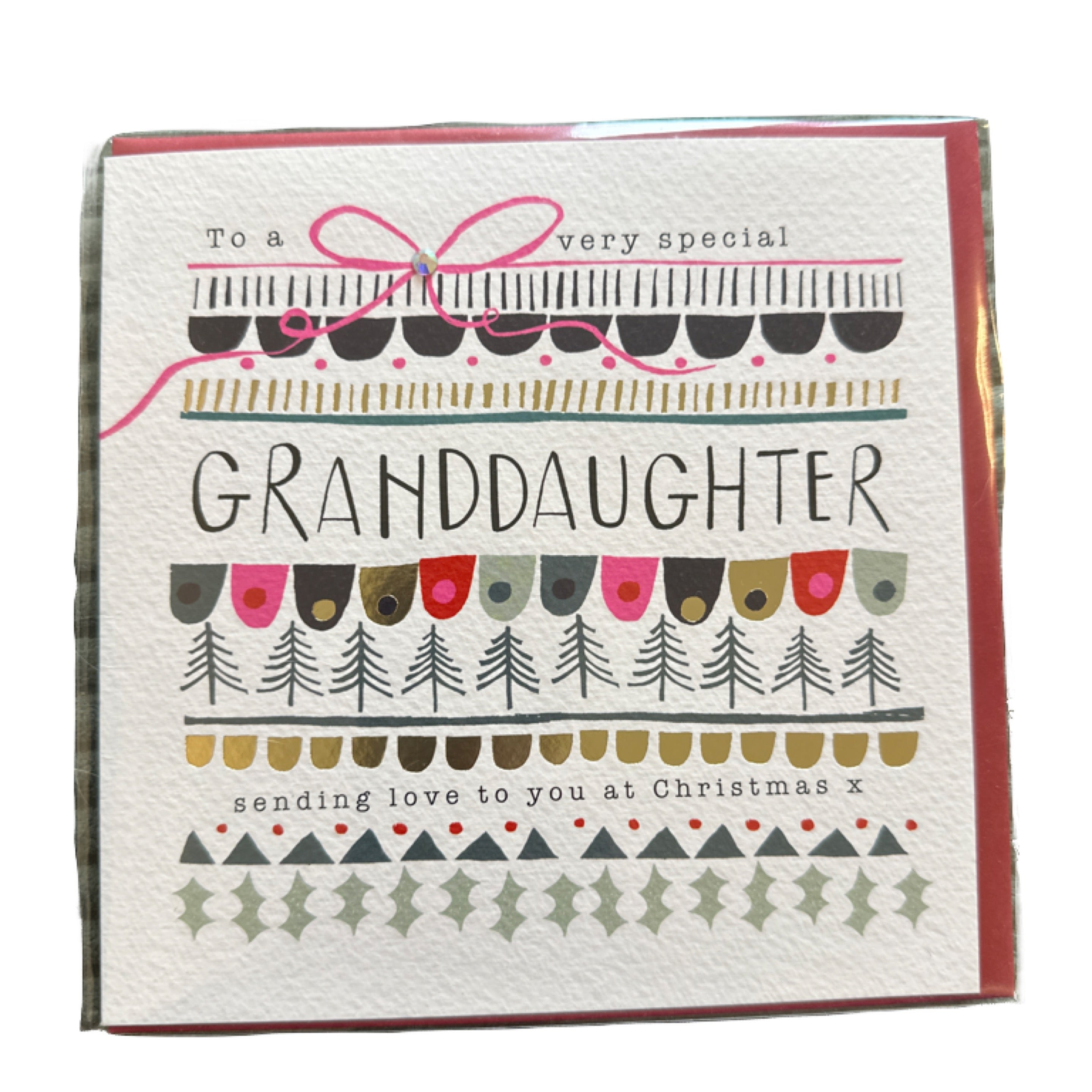 Granddaughter Christmas Card