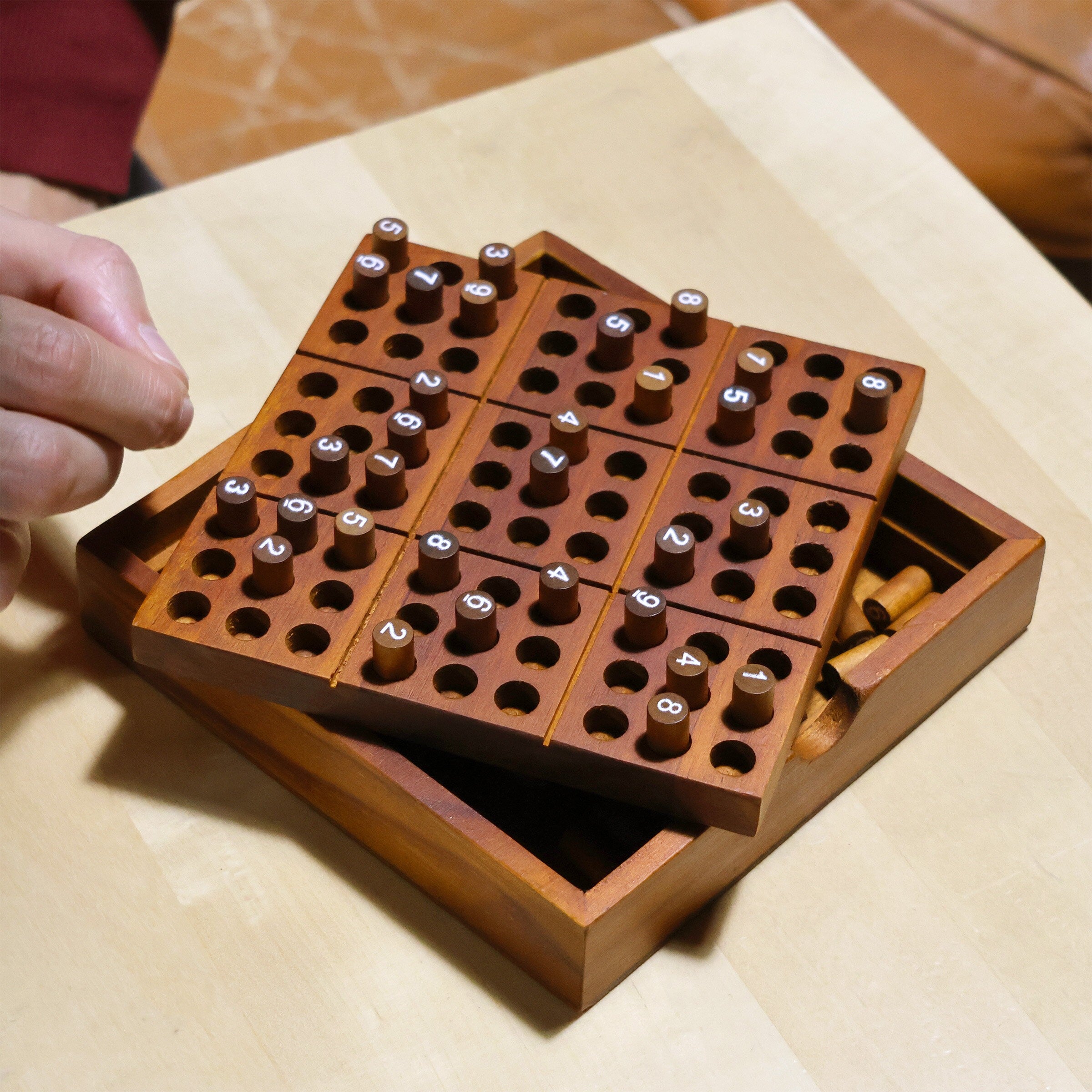 Wooden Sudoku Board Game