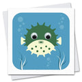 Percy Puffer Fish Card