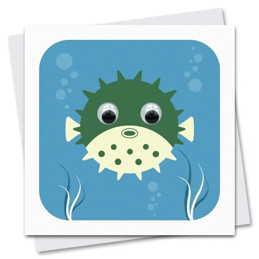 Percy Puffer Fish Card