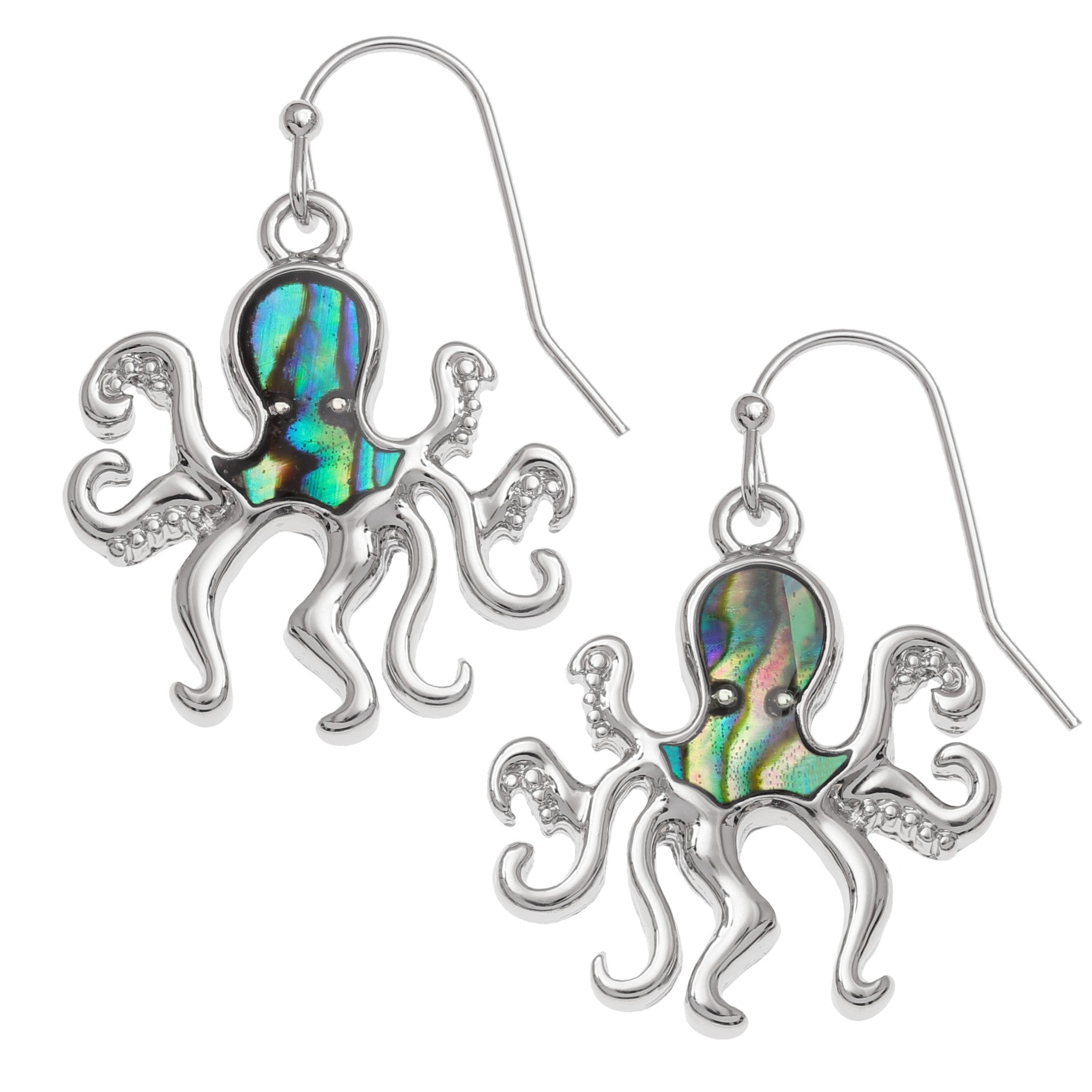 Paua Octopus Jewellery Set - Necklace & Earrings