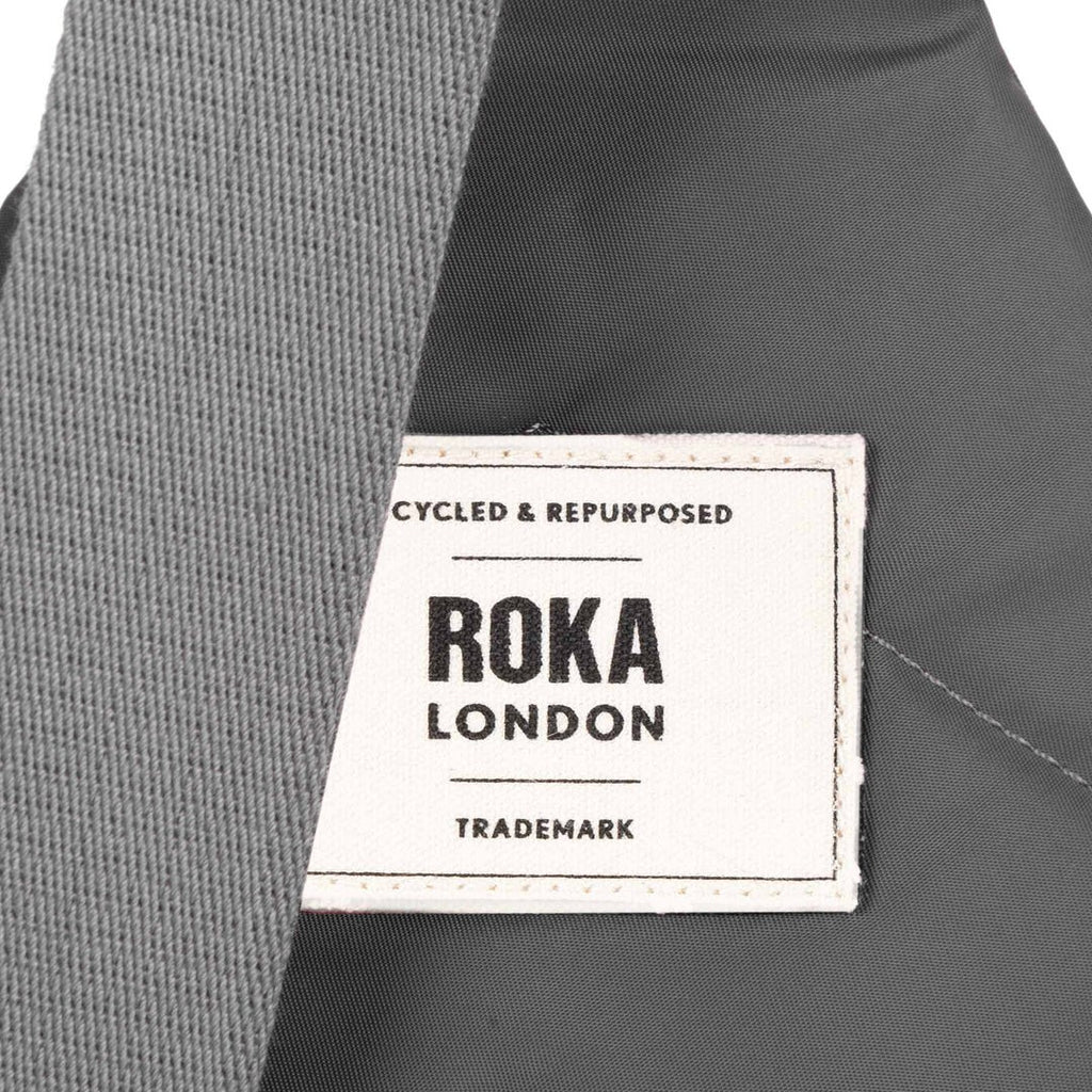 Roka Willesden Graphite Recycled Nylon Bag