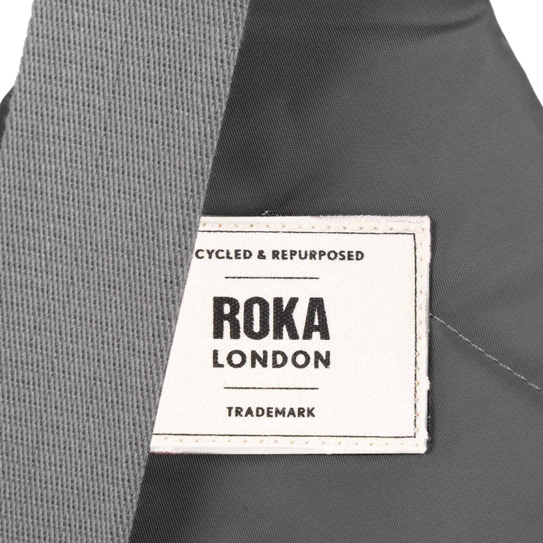 Roka Willesden Graphite Recycled Nylon Bag