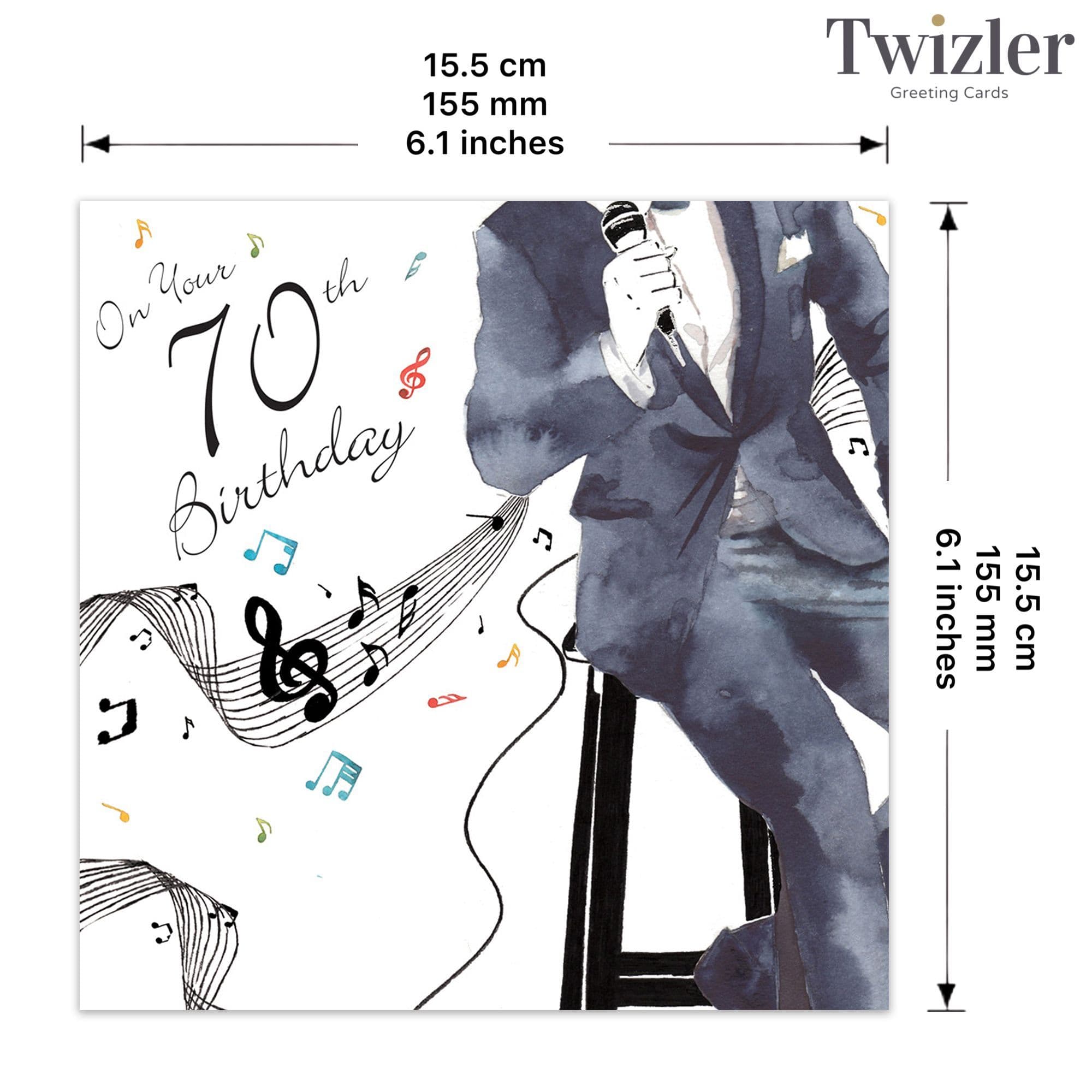 70th Birthday Card For Him