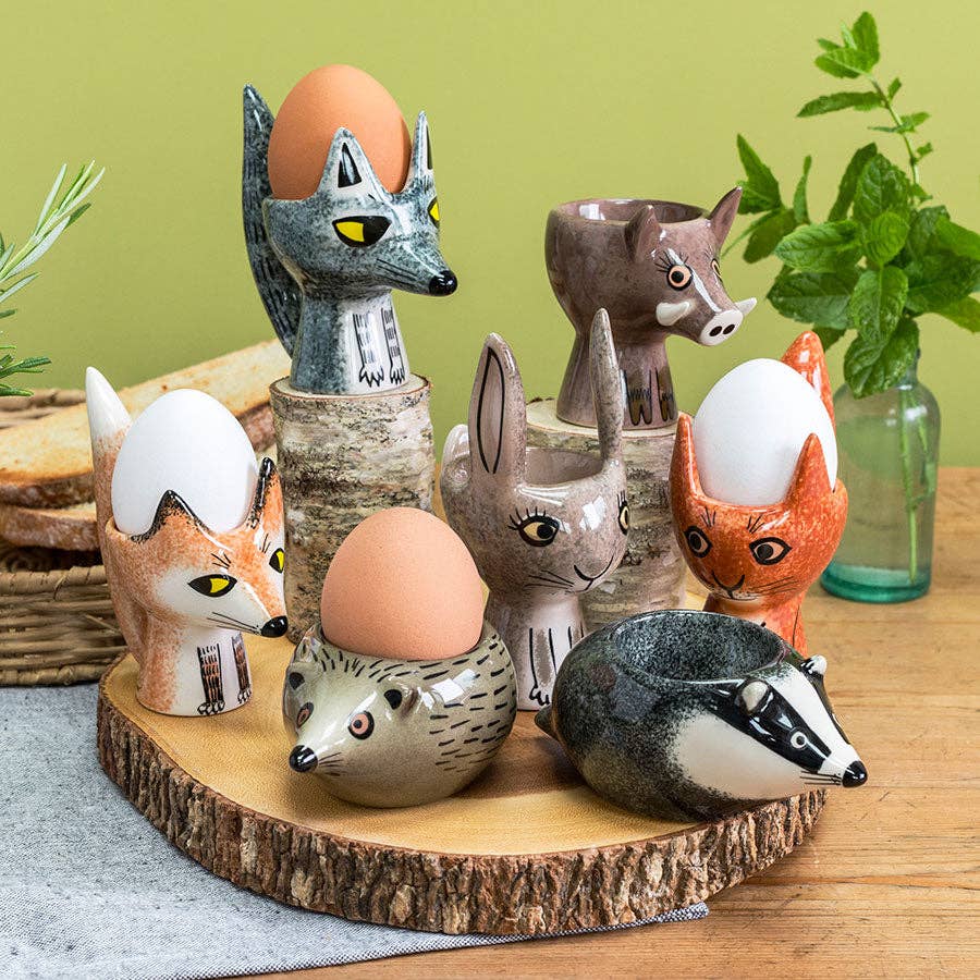 Red Squirrel Egg Cup | Hannah Turner