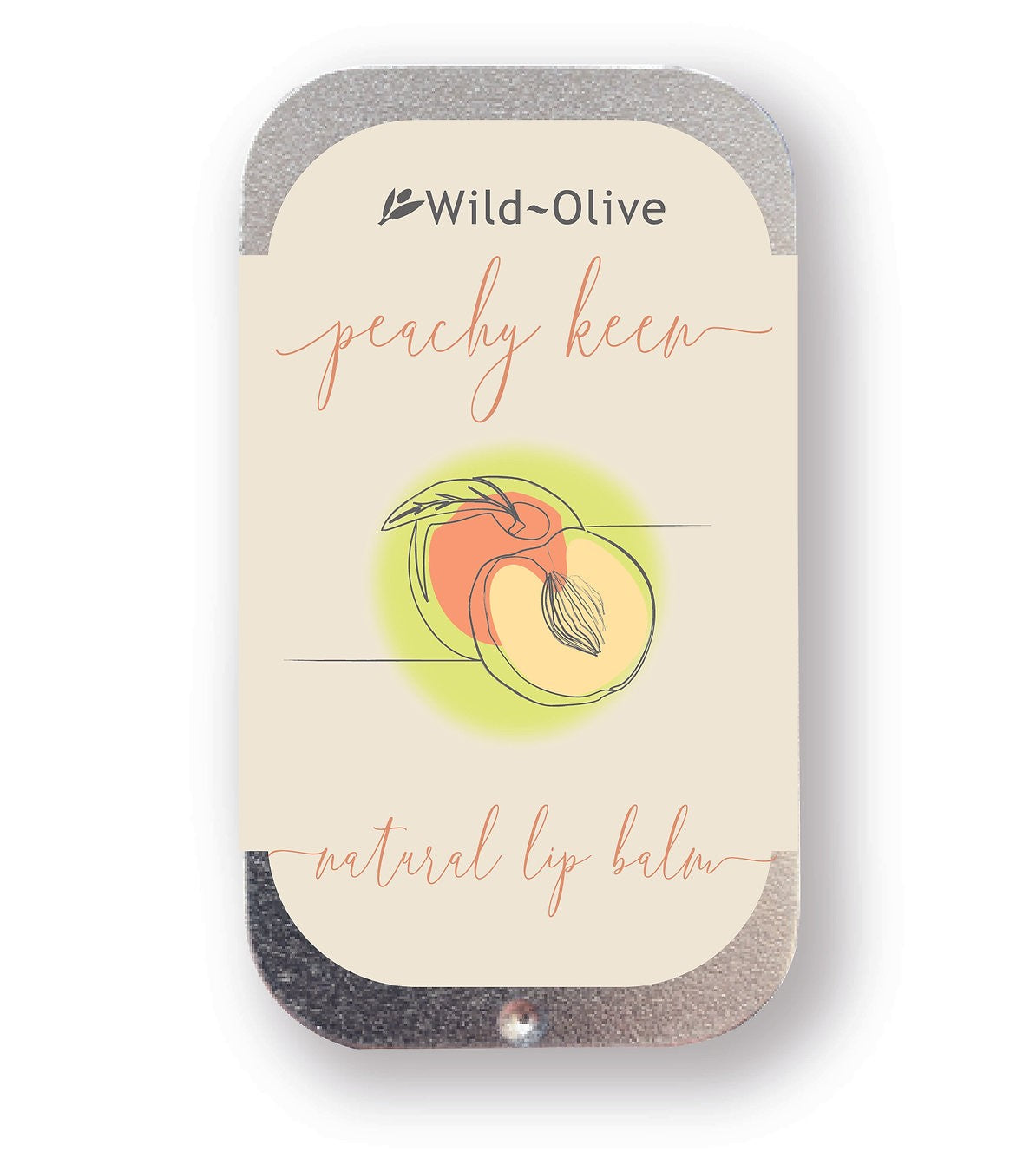 Peachy Keen natural lip balm