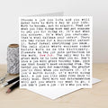 New Job Wise Words Quote Card
