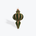 Green Velvet Ogee Hanging Decoration