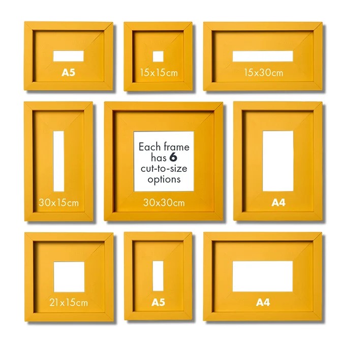 Pop-Up Picture Frame - Customisable Cut-to-Size Wall Frame |15-30cm