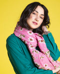 Les Touristes Voile Stole Blossom Pink