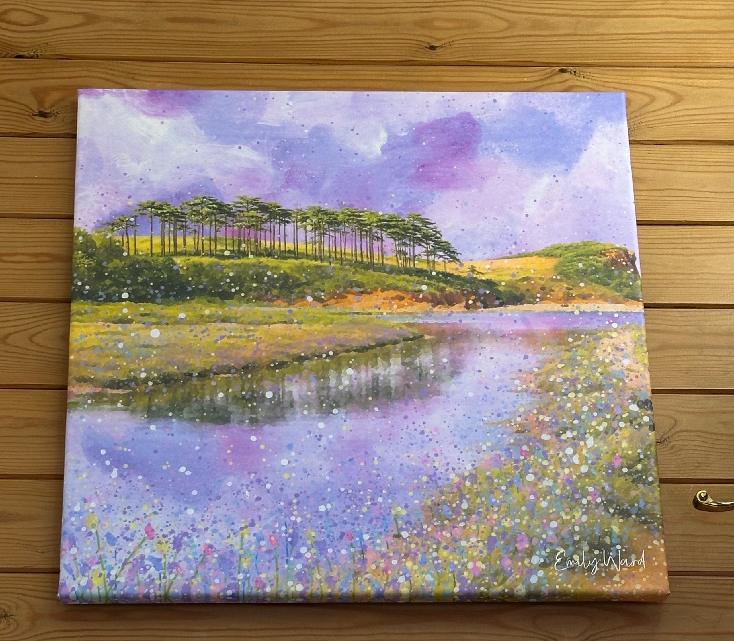 Otter Estuary Canvas Print (50cm x 50cm)