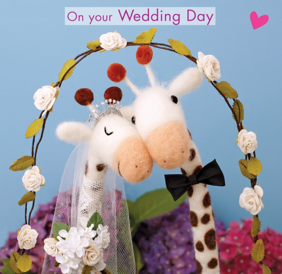 On your wedding day card