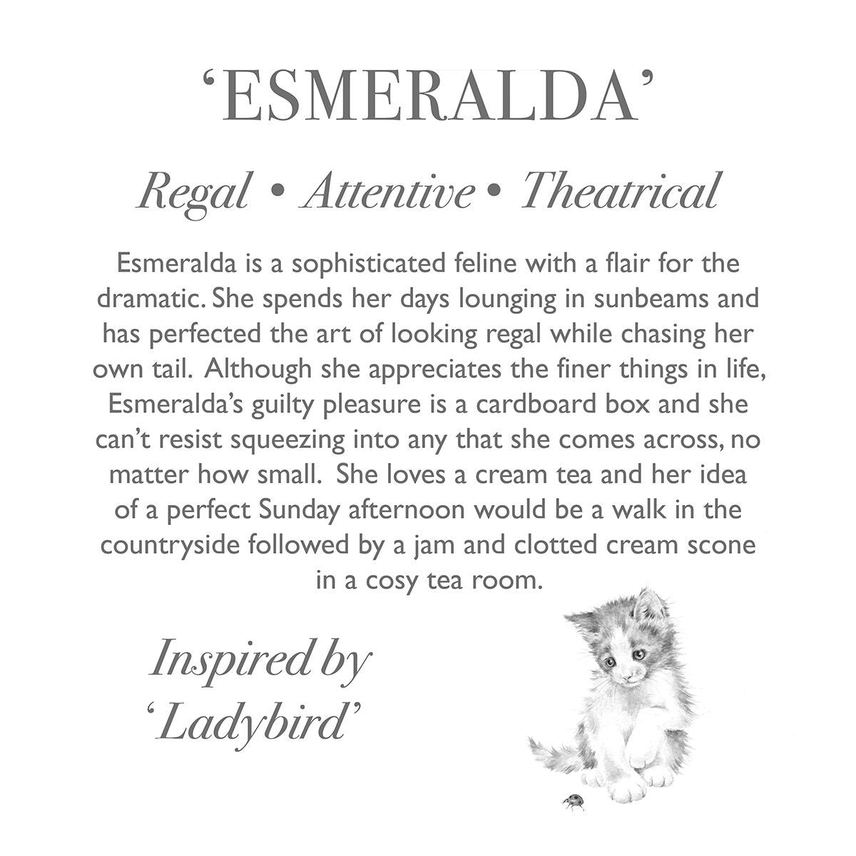 Wrendale Designs Esmeralda the Cat Plush Soft Toy