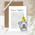 Staffie Dog, Happy Woofday Card