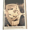 Retro Congratulations on the Birth of Your Baby Card