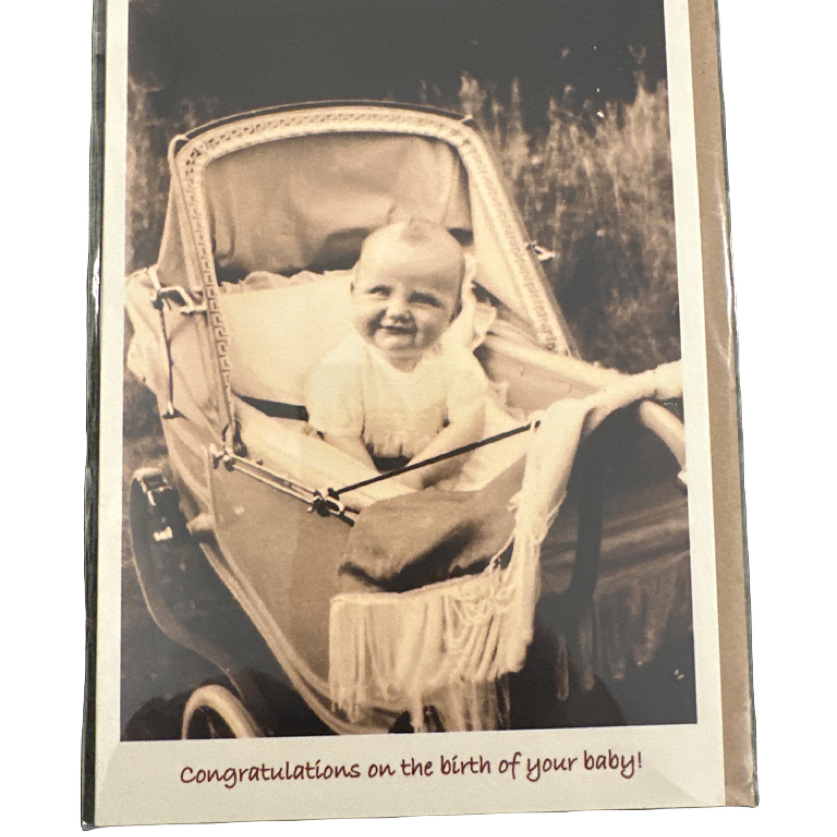 Retro Congratulations on the Birth of Your Baby Card