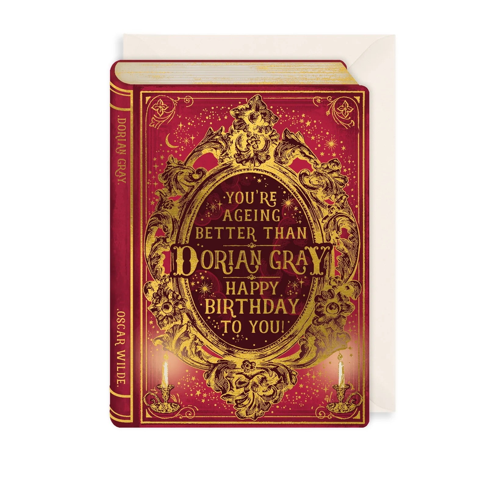 Storybook Dorian Grey Birthday Card